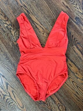 Andies Mykonos Red Swimsuit Size Small